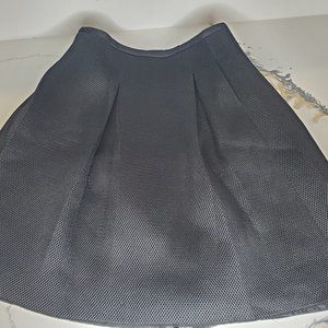 Black Structured Skirt w/ Pockets